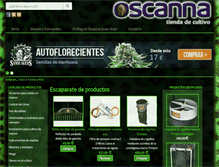 Tablet Screenshot of oscannagrowshop.com